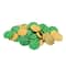 Besitle 1.5" Green & Gold Plastic Lucky Leprechaun & Shamrock Coins, 40ct.